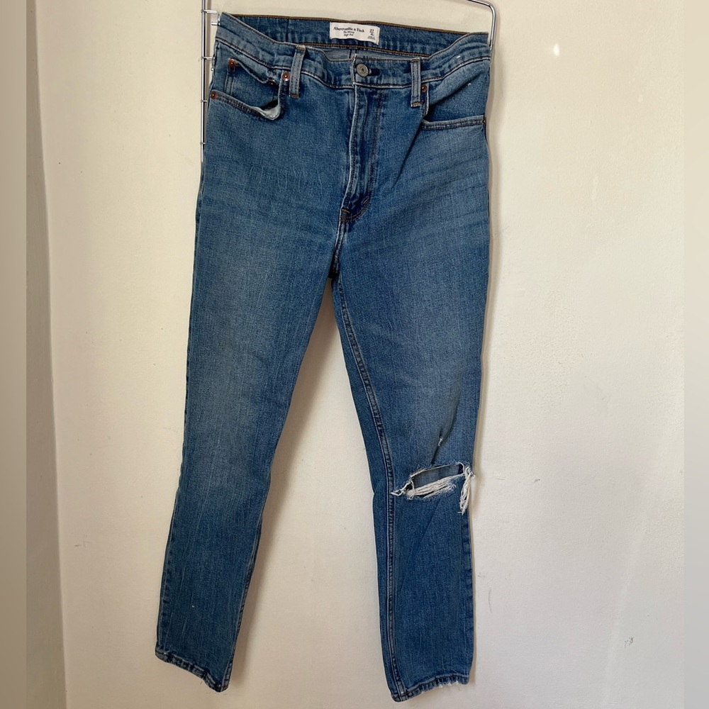 Skinny high rise jeans